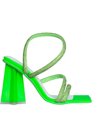 Chiara Ferragni Sko, Dame, Grøn, 39 EU, Læder, Hælede sandaler