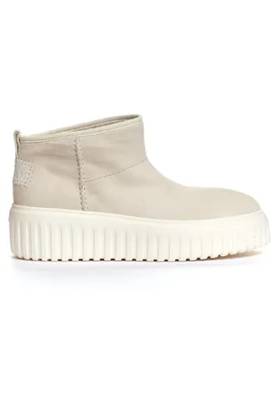 Hogan Sko, Dame, , 40 EU, Suede, Lysebeige Suede Ankelstøvle