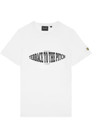Lyle & Scott Top, Herre, Hvid, 2XL, Bomuld, Terrace Graphic T-Shirt