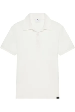 Courrèges Top, Herre, Hvid, M, Bomuld, Mesh Polo