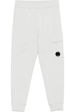 C.P. Company Bukser, Herre, Grå, M, Bomuld, Diagonal Raised Fleece Sweatpants