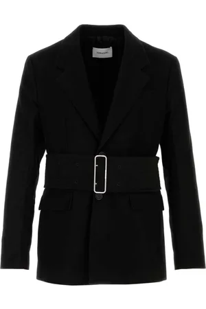 Salvatore Ferragamo Jakke, Herre, Sort, M, Bomuld, Stilfuld sort bomuldsblazer