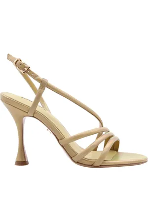 Lola Cruz Sko, Dame, Gul, 39 EU, Uld, Dromedaris Højhælede Sandaler