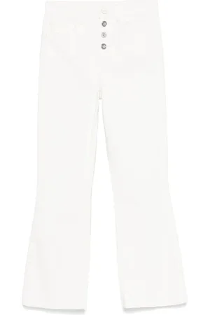 Liu Jo Jeans, Dame, , W30, Bomuld, Lange Hvide Flared Jeans