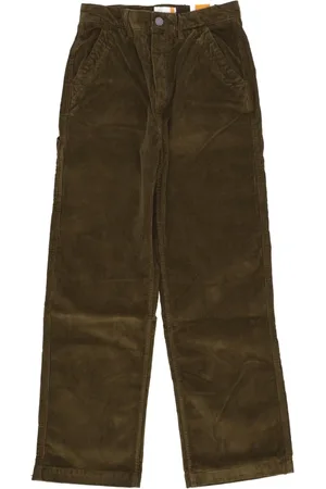 Timberland Bukser, Herre, Grøn, W32, Bomuld, Velvet Work Cord Pant Dark Olive