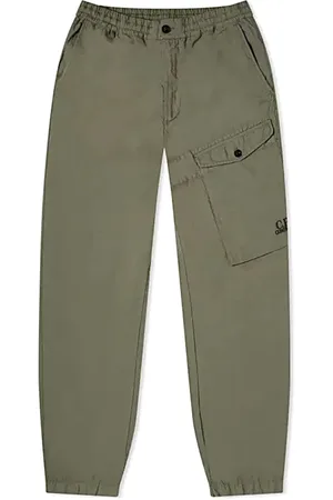 C.P. Company Bukser, Herre, Grøn, L, Bomuld, Casual bomuldsbukser