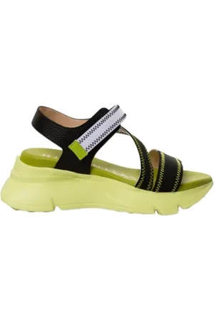 Hispanitas Sko, Dame, Grøn, 39 EU, Læder, Sporty Sandal