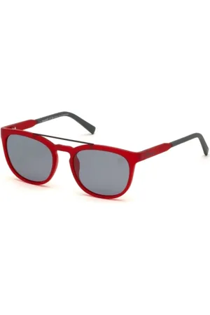 Timberland Tilbehør, Herre, Rød, 53 MM, Røde Injected Solbriller