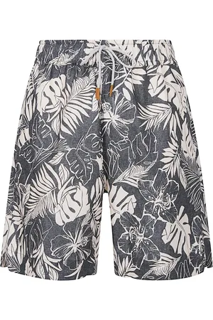 ELEVENTY Shorts, Herre, Flerfarvet, W29, Linen Jogger Shorts