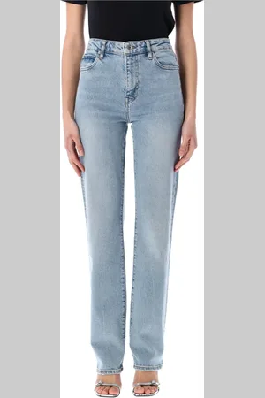 Frame Jeans, Dame, Blå, W29, Denim, Dolly Lyseblå Straight Leg Jeans