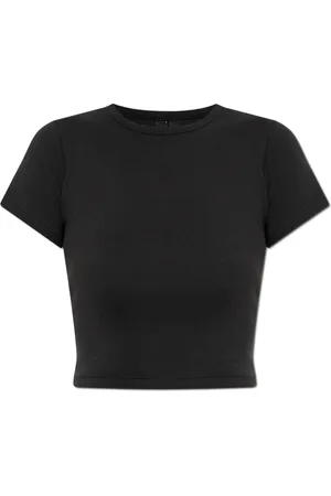 Entire Studios Top, Dame, Sort, 2XS, Bomuld, Micro Waffle T-Shirt