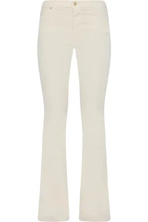 7 for all Mankind Jeans, Dame, , W27, Bomuld, Fløjlsbukser med svaj og høj talje Ali