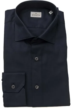 BAGUTTA Skjorte, Herre, Blå, 6XL, Bomuld, Bl Cotton Skjorte til Mnd