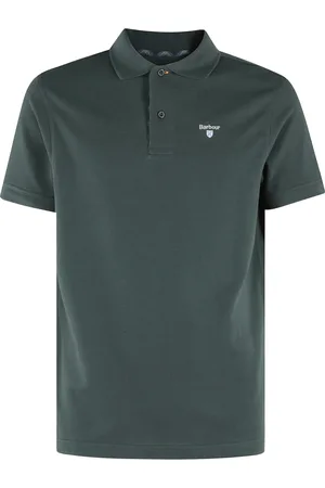 Barbour Top, Herre, Grøn, M, Bomuld, Tartan Pique Polo Skjorte Grøn