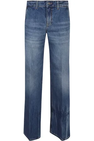 Victoria Beckham Jeans, Dame, Blå, W27, Uld, Blå Jeans til Kvinder Stilfuld Komfort