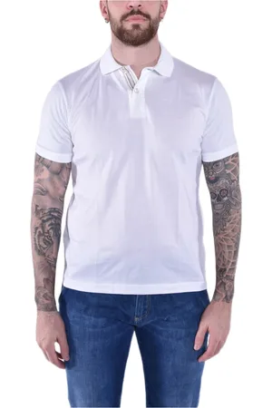 ELEVENTY Top, Herre, Hvid, L, Bomuld, Polo Shirt