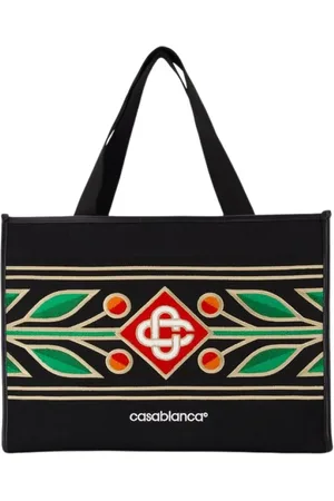 Casablanca Taske, Dame, Flerfarvet, ONE SIZE, Læder, Laurel Knit Shopper Taske