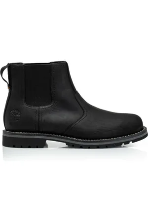 Timberland Sko, Herre, Sort, 40 EU, Læder, Larchmont Chelsea Støvler