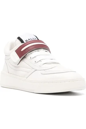 Bally Sko, Dame, Hvid, 37 1/2 EU, Læder, Hvide Læder Sneakers