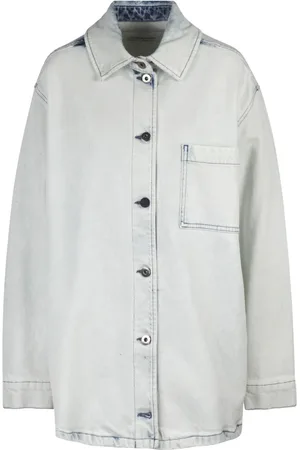 LIVIANA CONTI Jakke, Dame, Blå, M, Denim, Denimjakke med moderne stil