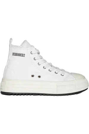 Dsquared2 Sko, Dame, Hvid, 38 EU, Uld, Stilfulde sneakers til trendy looks