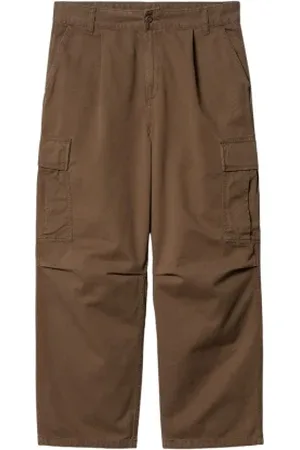 Carhartt Jeans, Herre, Brun, W32, Bomuld, Cargo Pant i Moraga Twill Bomuld