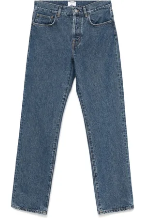 Filippa K Jeans, Dame, Blå, W26, Bomuld, Indigo Blå Straight Jeans