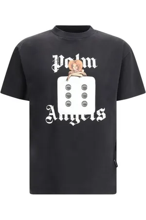 Palm Angels Top, Herre, Sort, M, Bomuld, Pin Up T-shirt