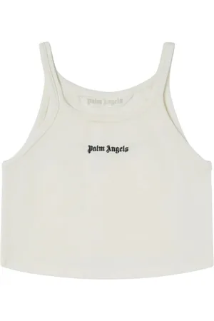 Palm Angels Top, Dame, Hvid, L, Bomuld, Sleeveless Top
