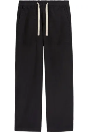 Palm Angels Bukser, Herre, Sort, S, Bomuld, Curved Pants