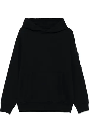 C.P. Company Sweathshirts & Hoodies, Herre, Sort, M, Uld, Blå Sweater til Mænd Stilfuldt Design