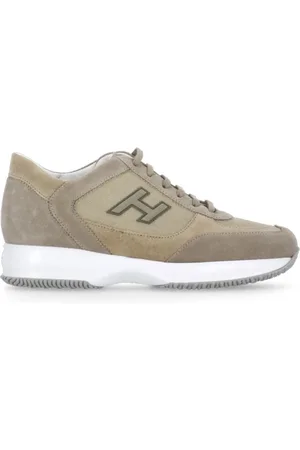 Hogan Sko, Herre, Brun, 42 EU, Læder, Brune Suede Læder Sneakers