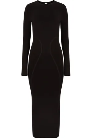 Nina Ricci Kjole, Dame, Sort, 2XL, Elegant Sort Backless Maxikjole
