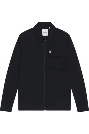Lyle & Scott Jakke, Herre, Sort, M, Mid Layers Hybrid Baffled Track Jacket