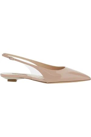 Casadei Sko, Dame, , 36 EU, Læder, Miniblade Tiffany Slingback Ballerina Sko