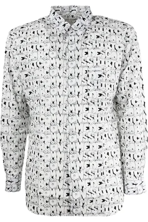 Comme des Garçons Skjorte, Herre, Hvid, M, Bomuld, Casual Skjorte