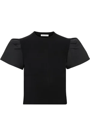 Nina Ricci Top, Dame, Sort, XL, Pufærme T-shirt
