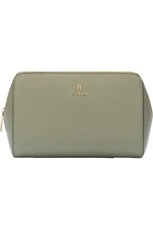 Furla Taske, Dame, Grøn, ONE SIZE, Læder, Camelia Kosmetiktaske L