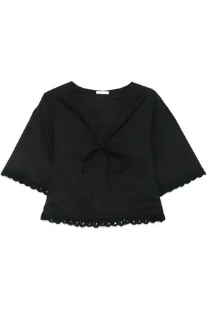 By Malene Birger Bluser & Skjorter, Dame, Sort, XS, Uld, Ulrikke Stilfulde Toppe