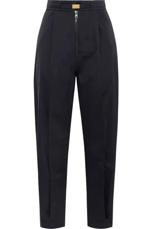 Elisabetta Franchi Bukser, Dame, Sort, M, Uld, Cropped Bukser