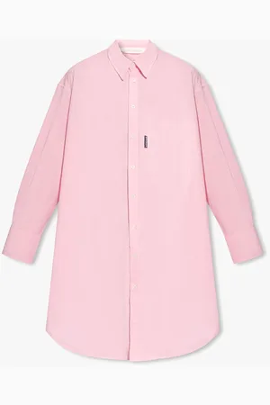 Palm Angels Bluser & Skjorter, Dame, Lyserød, 2XS, Bomuld, Bomuldskjole