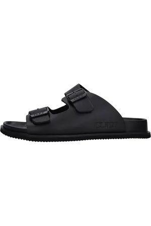 Cult Sko, Herre, Sort, 42 EU, Læder, Sandal Sort