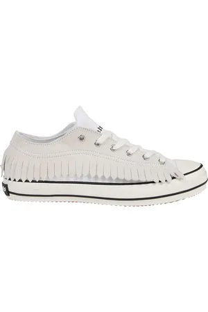 Palm Angels Sko, Herre, Hvid, 41 EU, Læder, Hvide Læder Sneakers