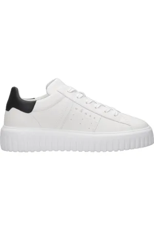 Hogan Sko, Herre, Hvid, 42 EU, Læder, H-Stripes Sneakers