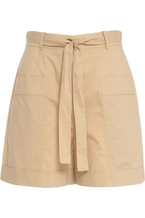 Liu Jo Shorts, Dame, , XS, Uld, Popeline Shorts med Rullede Manchetter