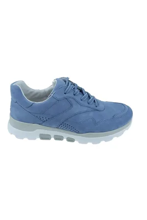 Gabor Sko, Dame, Blå, 38 1/2 EU, Fleksibel Walking Sneaker