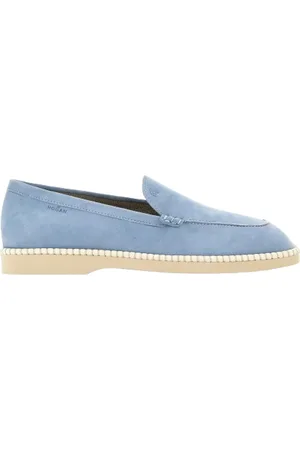 Hogan Sko, Dame, Blå, 39 EU, Linned, Loafer Celeste
