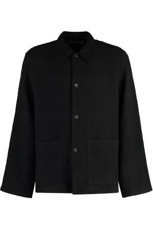 OUR LEGACY Jakke, Herre, Sort, S, Bomuld, Klassisk Technical Overshirt med Krave