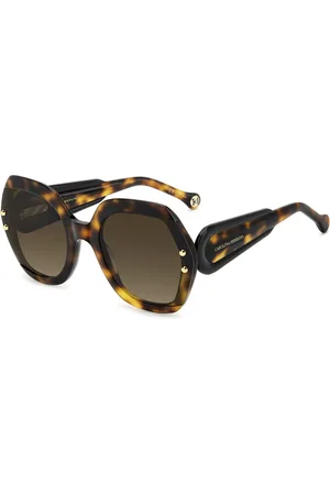 Carolina Herrera Tilbehør, Dame, Brun, 61 MM, Uld, Chic Solbriller