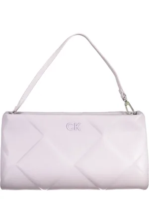 Calvin Klein Taske, Dame, Lilla, ONE SIZE, Polyester, Damehåndtaske med logo